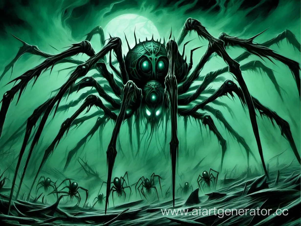 Ethereal-Nighthaunt-Giant-Spider-in-Mysterious-Night-Setting
