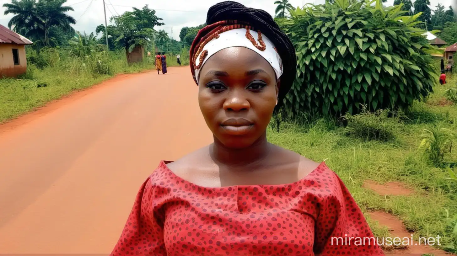 Igbo village girl named Ogechi alone