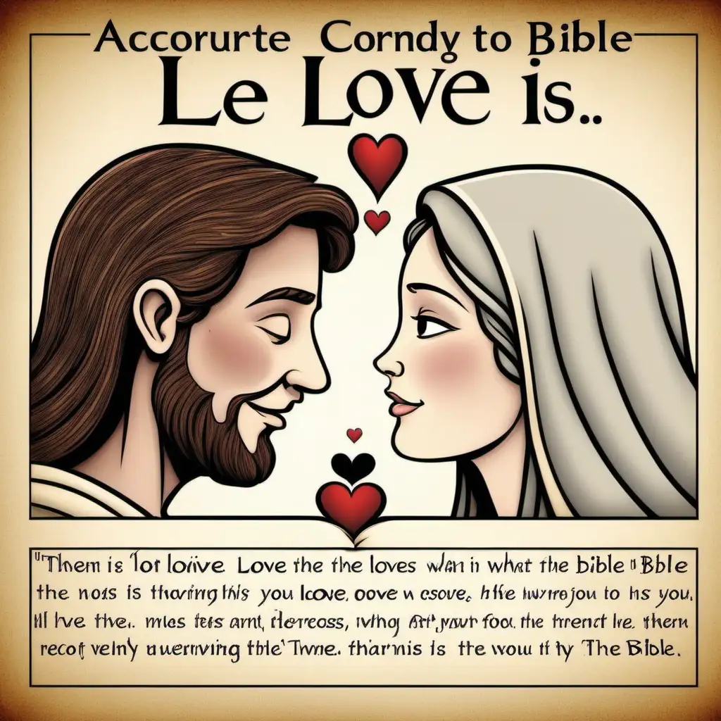 accurate depiction of what love is according to the bible.