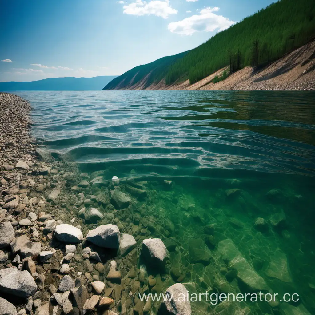 Clear-Waters-of-Lake-Baikal-Siberia-Tranquil-Beauty-of-Worlds-Deepest-Lake