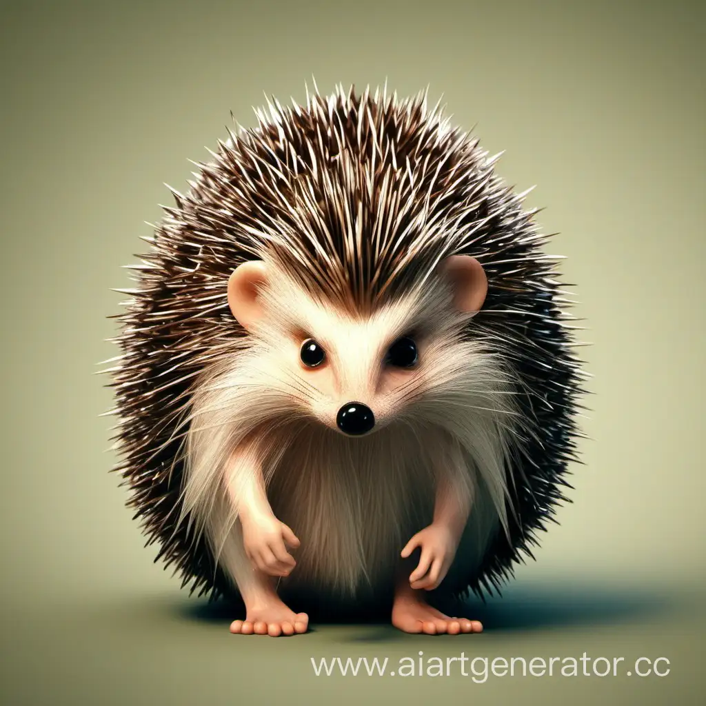 Adorable-Andrey-the-Hedgehog-in-Enchanting-Forest-Scene