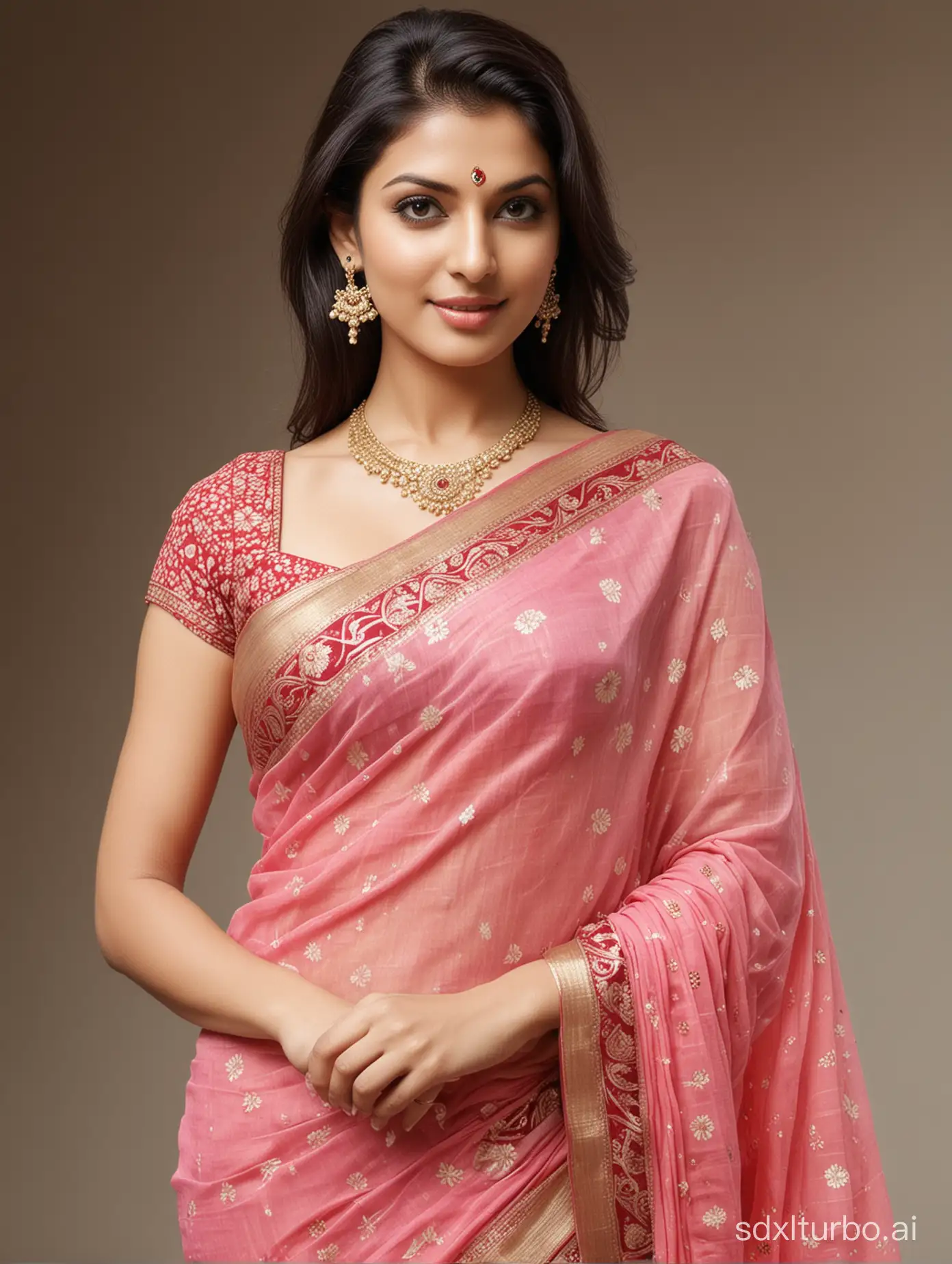 Most beautiful Indian women wearing saree