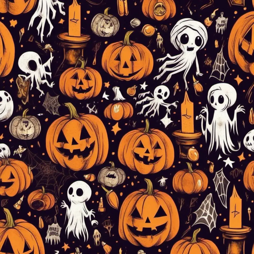 Whimsical Halloween Beauty Box Background A Delightfully Spooky Atmosphere