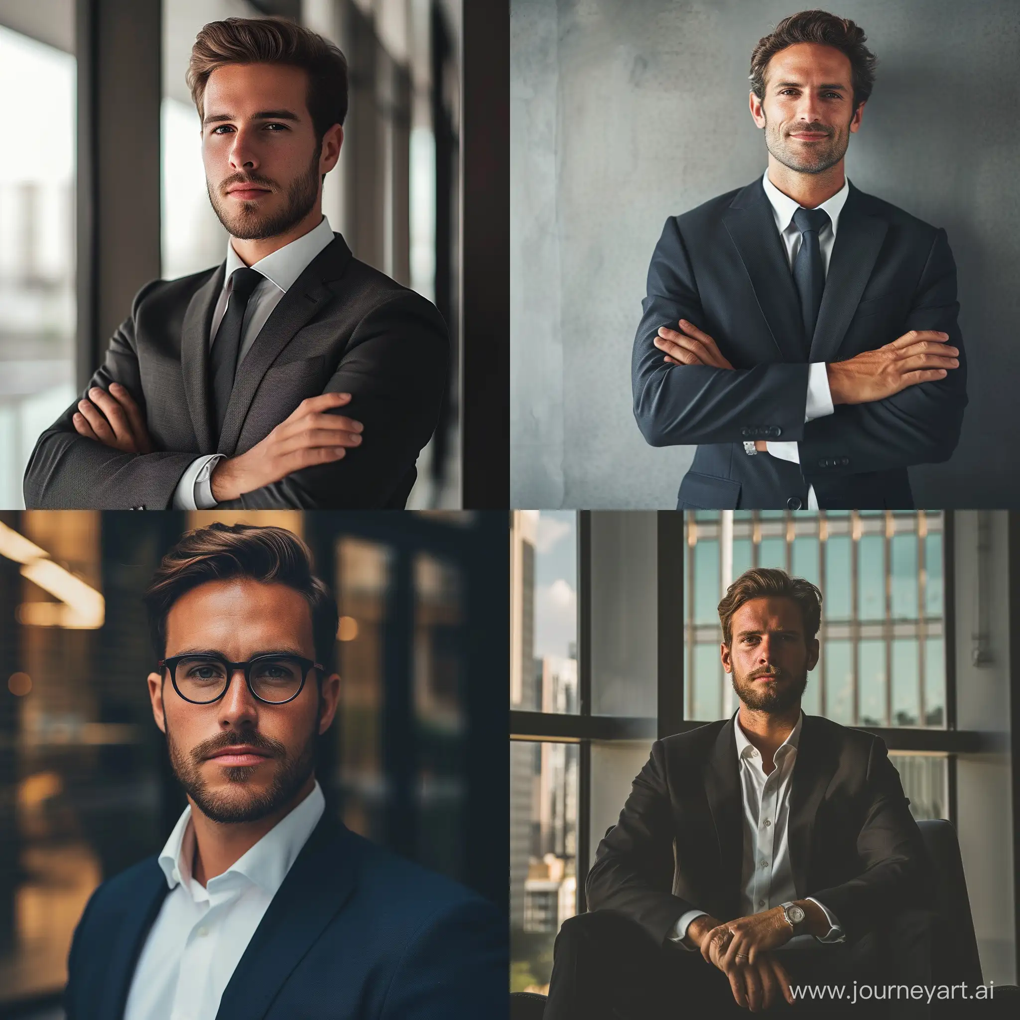 Professional-Businessman-in-Formal-Attire-AI-Generated-Image