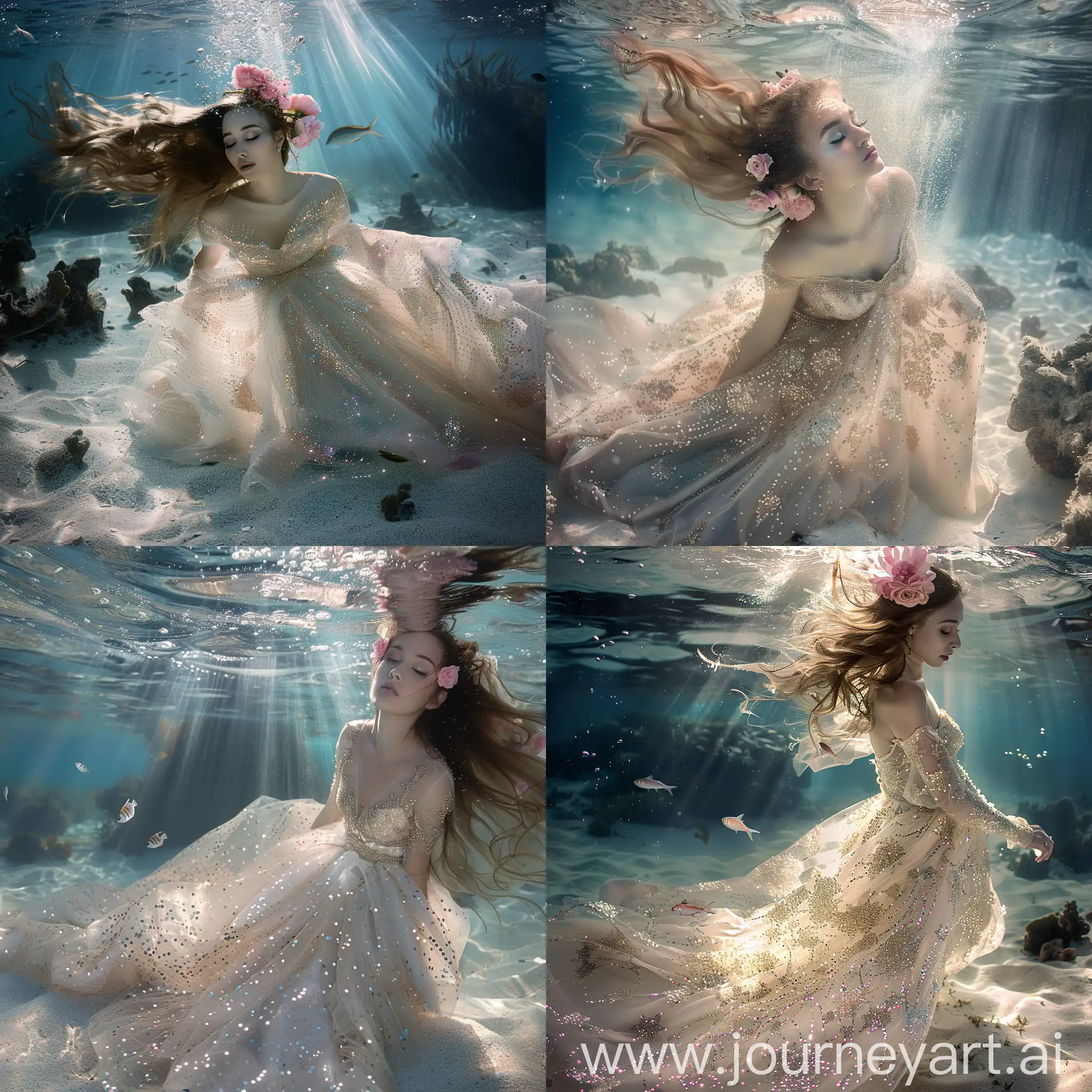 Graceful-Bride-Floating-in-Oceanic-Serenity