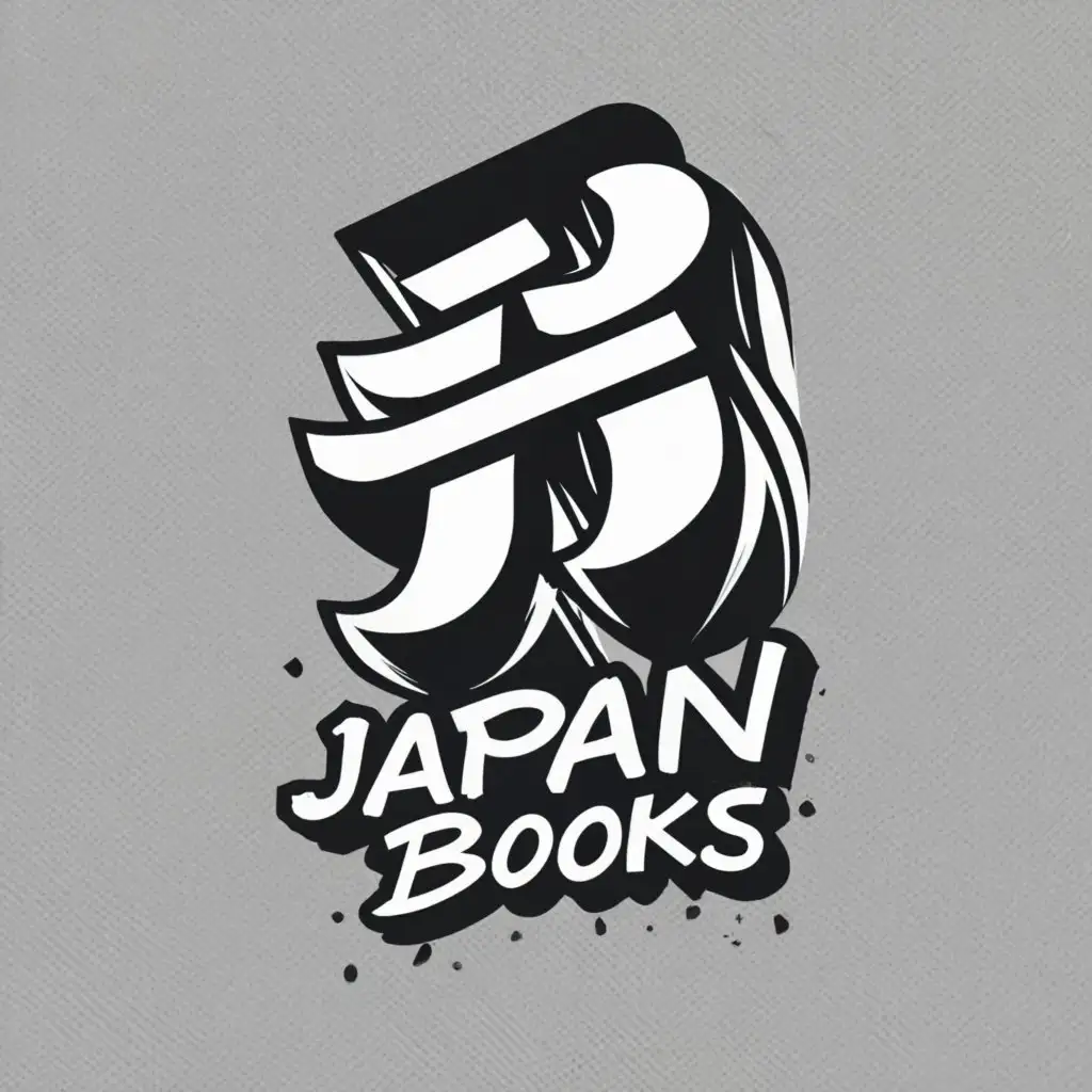 LOGO-Design-For-Japan-Books-Monochrome-Manga-Elegance-for-Culinary-Delight