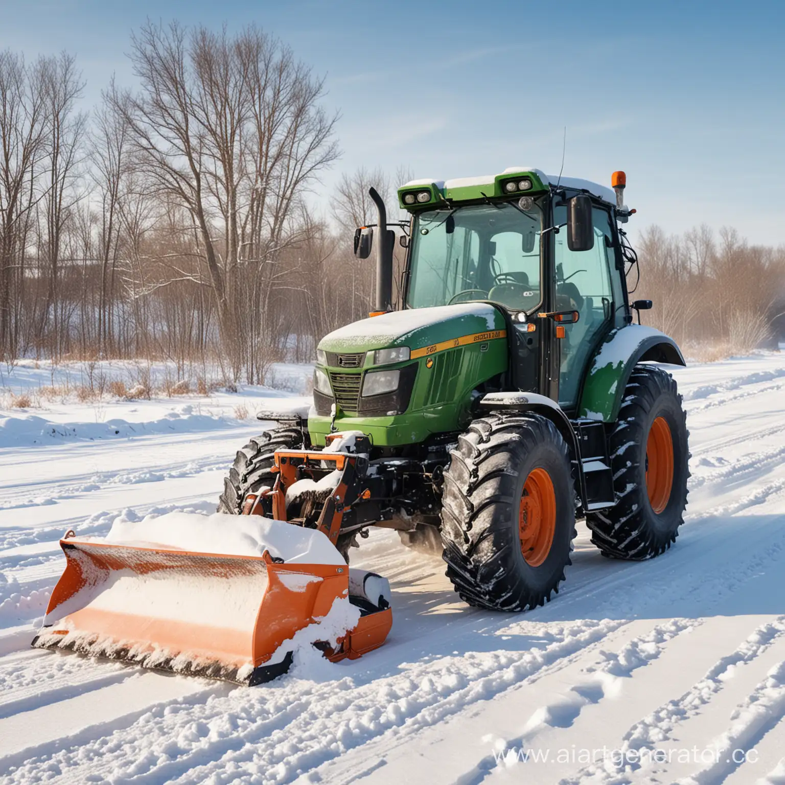 Bright-Realistic-Snow-Removal-with-Tractor