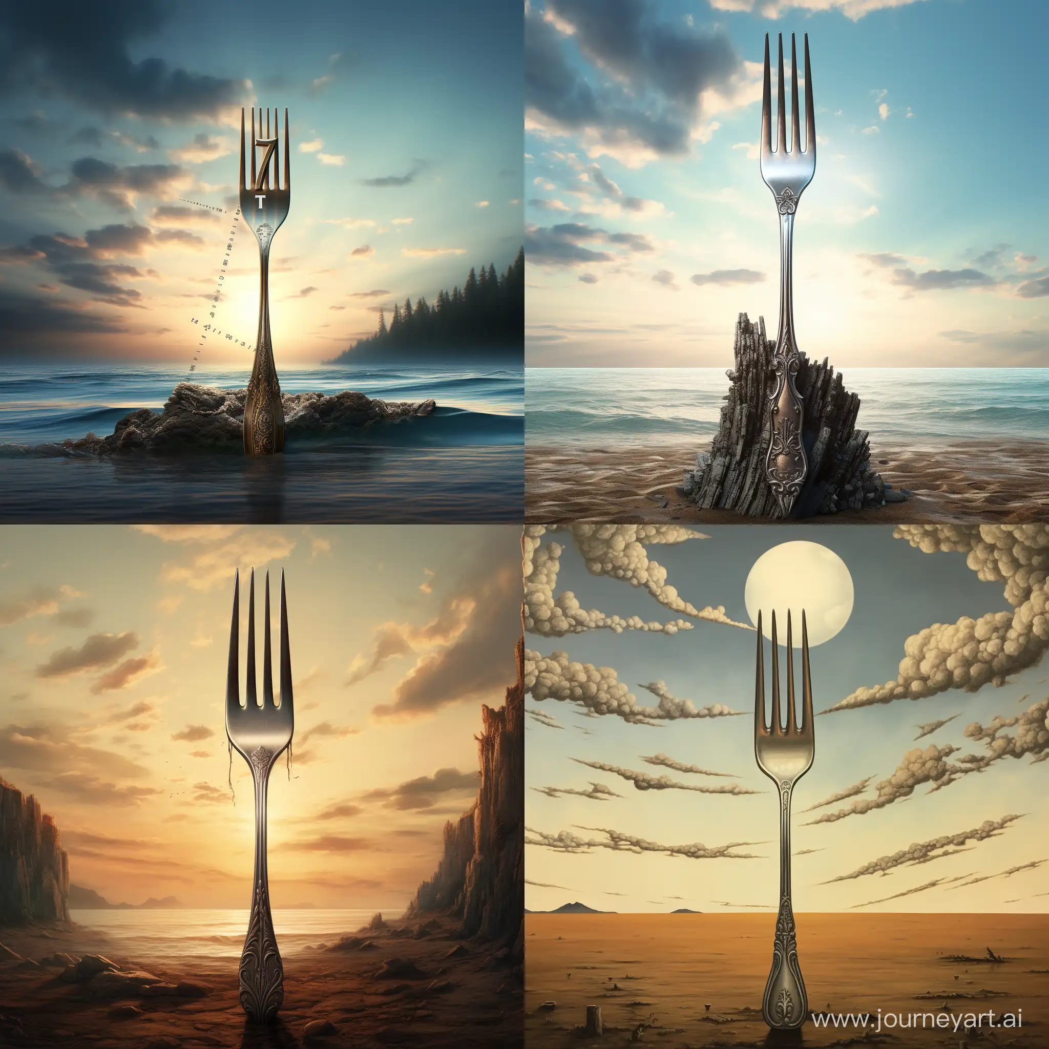Elegant-Dining-Fork-with-Precision-Scale-on-ebe7de-Background