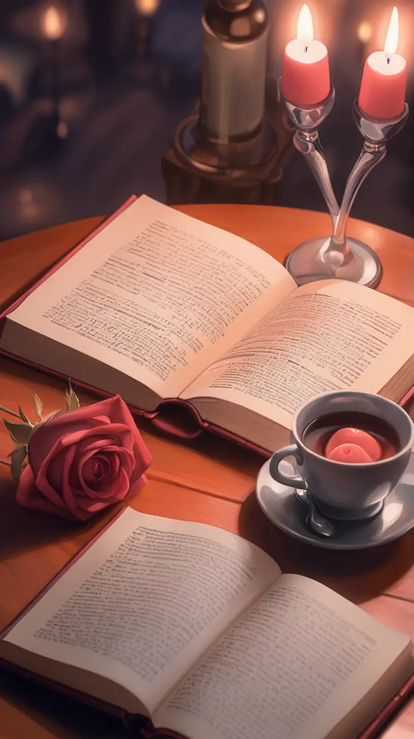 Romantic Date with a Book Cozy Evening of Literary Love