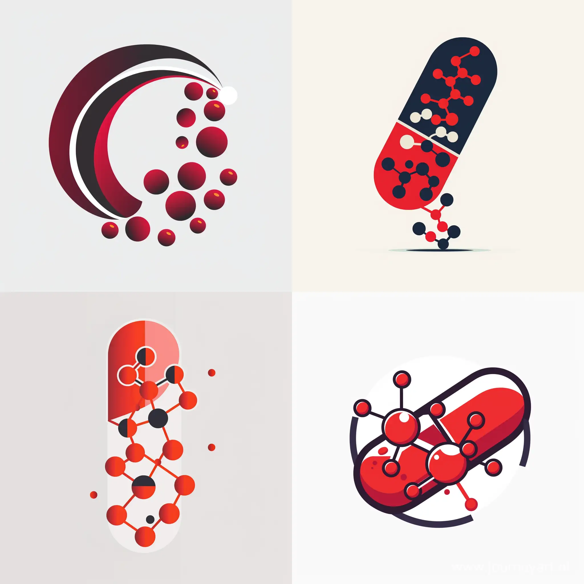 minimal pill and MOLECULE COMBINED HUMAN  body pill  lab blood abstract logo  rounded curve IN  LIQUID FORM  SHAPE MINIMAL LOGO FLAT SILOUHET 
