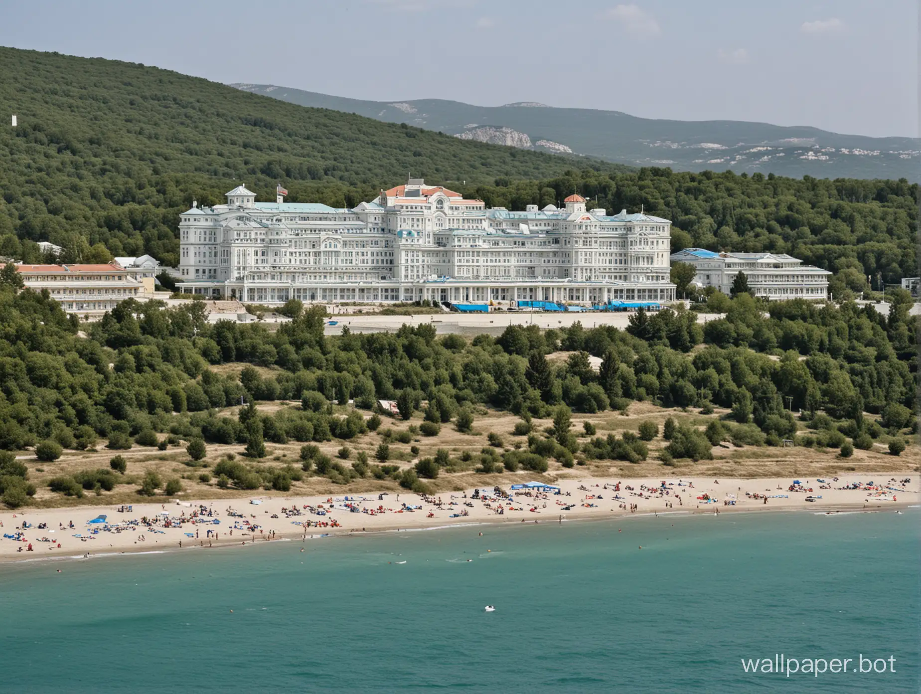 Crimea, sea, sanatorium