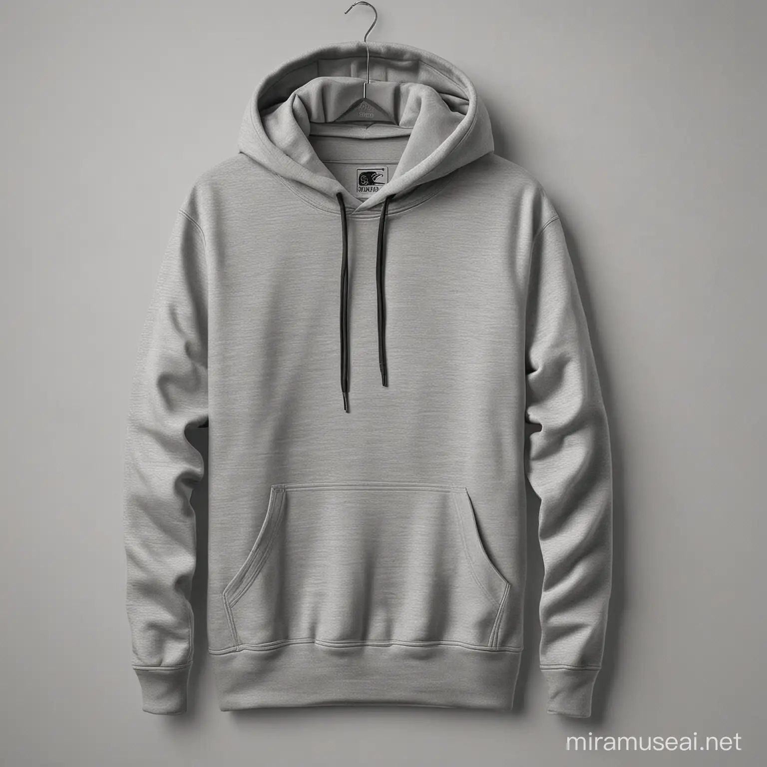 je veux un hoodie que porte un sportif sans logo sans rien


