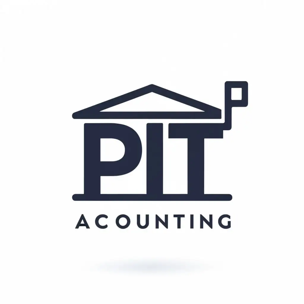 logo, PIT, with the text "PIT Accounting", typography, be used in Finance industry