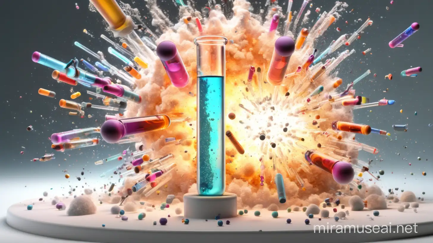 test-tube explosion