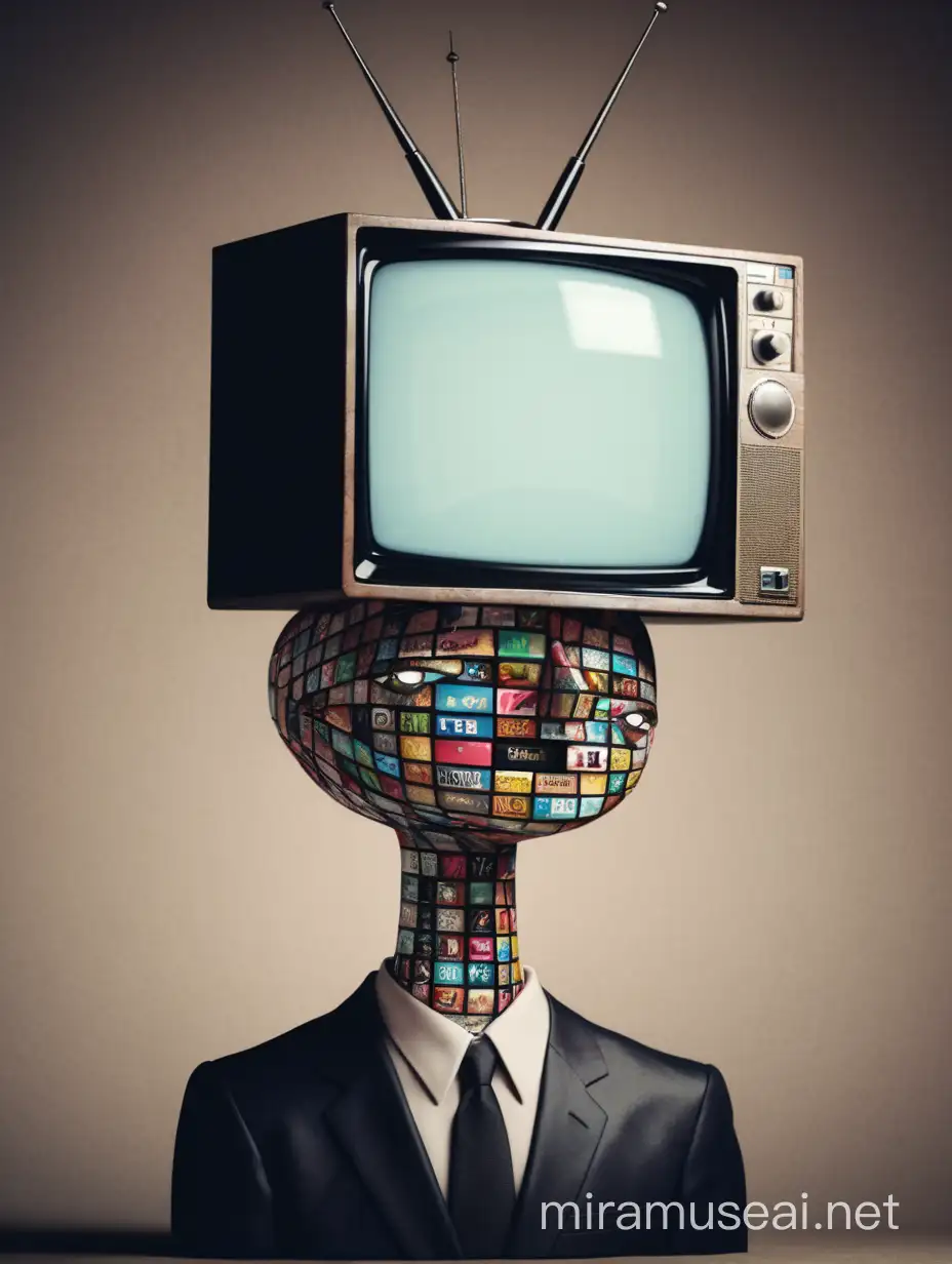 Tv head man 