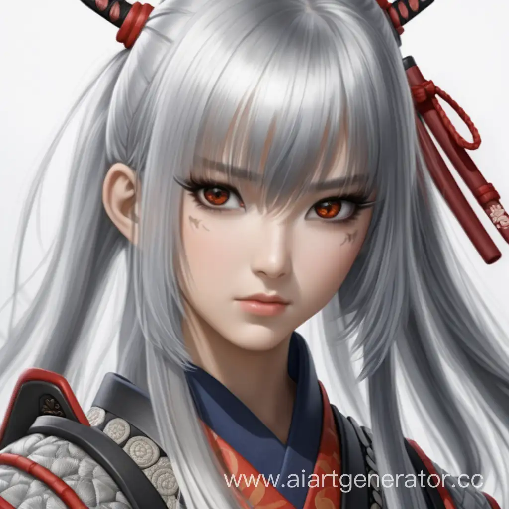 Fierce-SilverHaired-Girl-Samurai-Yanatryne-Warrior-with-Sexy-Eyes