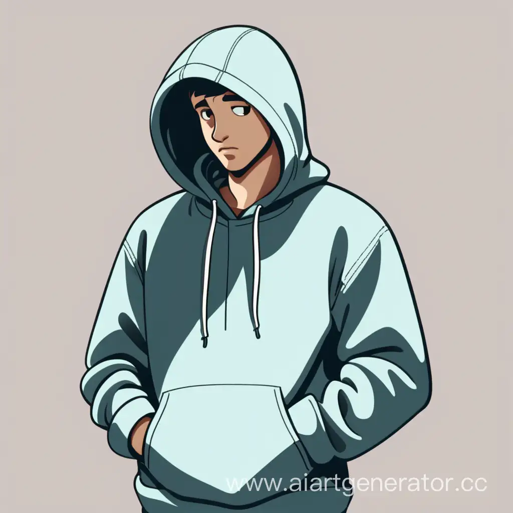 Cartoonish-Person-with-Hands-in-Hoodie-Pockets