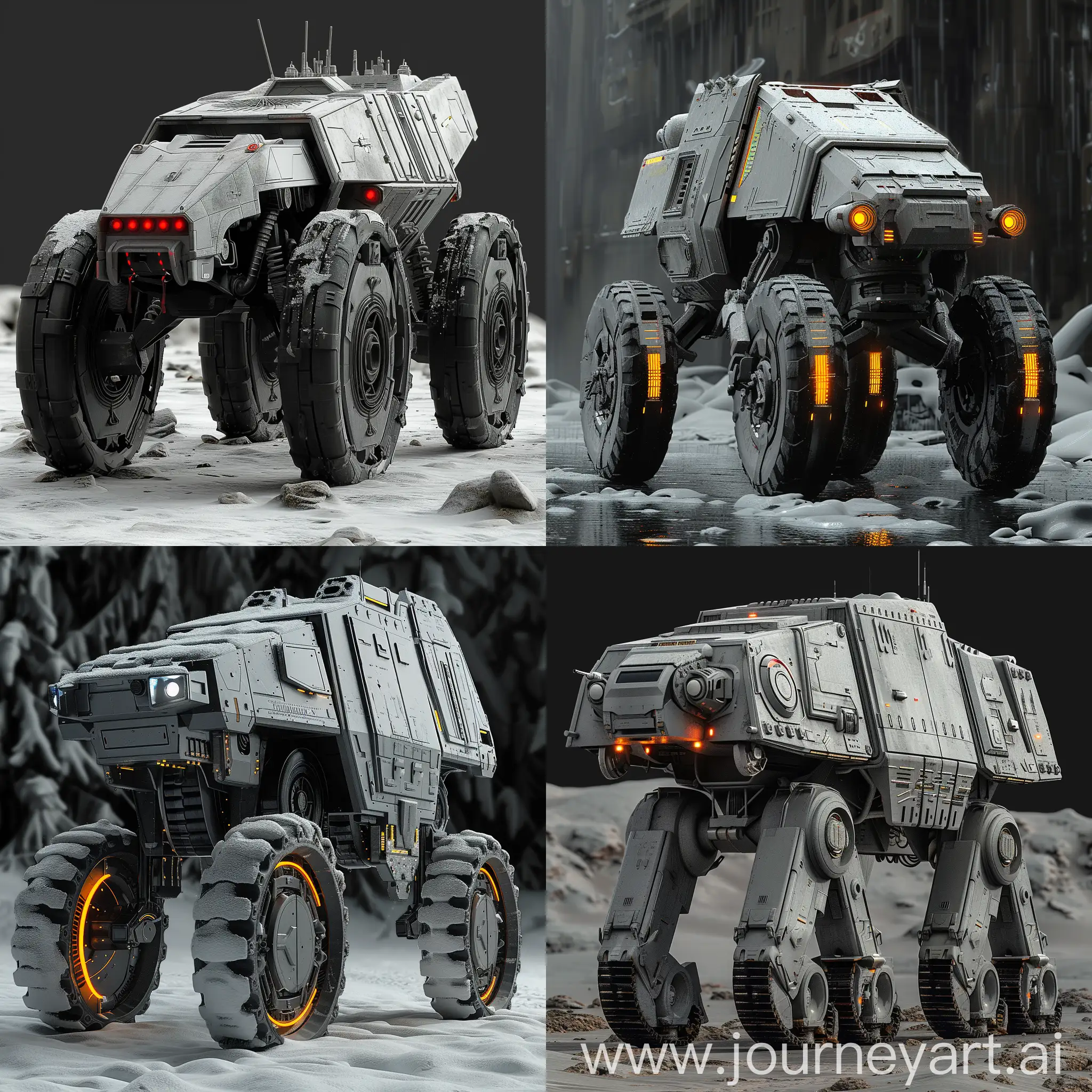Futuristic All Terrain Armored Transport https://static.wikia.nocookie.net/starwars/images/1/16/AT-AT_2_Fathead.png/revision/latest/scale-to-width-down/1200?cb=20161108042721, Electric or hybrid propulsion system, Regenerative braking, Lightweight materials, Aerodynamic design, Solar panels, Energy-efficient tires, Intelligent energy management system, Energy recovery systems, Variable powertrain modes, Energy-efficient lighting, Autonomous driving capabilities, Augmented reality (AR) windshield display, Advanced communication systems, Self-healing armor, Advanced targeting systems, Adaptive suspension system, Energy shield technology, Drone deployment system, Biometric security system, Holographic display controls, Self-repairing armor, Nanoscale sensors, Nanocomposite materials, Nanoscale lubricants, Nanoscale camouflage, Nanoscale filtration system, Nanoscale energy storage, Nanoscale communication devices, Nanoscale actuators, Nanoscale stealth technology, Biometric authentication system, Bio-inspired design, Bioluminescent lighting, Bioregenerative systems, Biomechanical enhancements, Bio-sensors for health monitoring, Bio-inspired camouflage, Bioengineered armor, Bio-mimetic sensors, Biodegradable components, octane render --stylize 1000