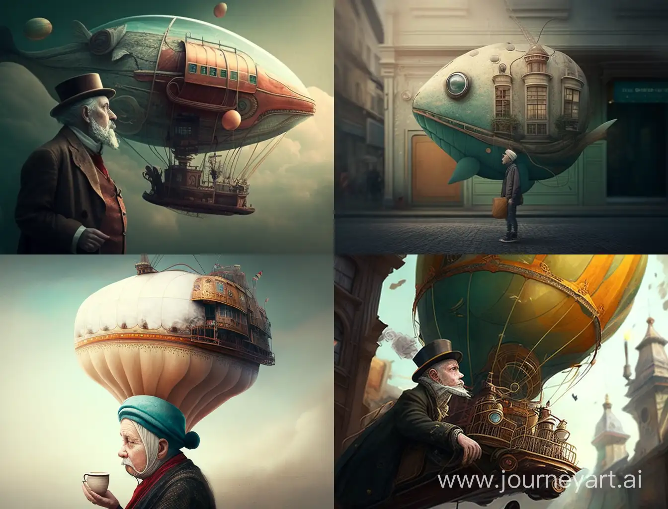 Colorful-Hot-Air-Balloon-Seller-in-a-43-Aspect-Ratio-AIgenerated-Art