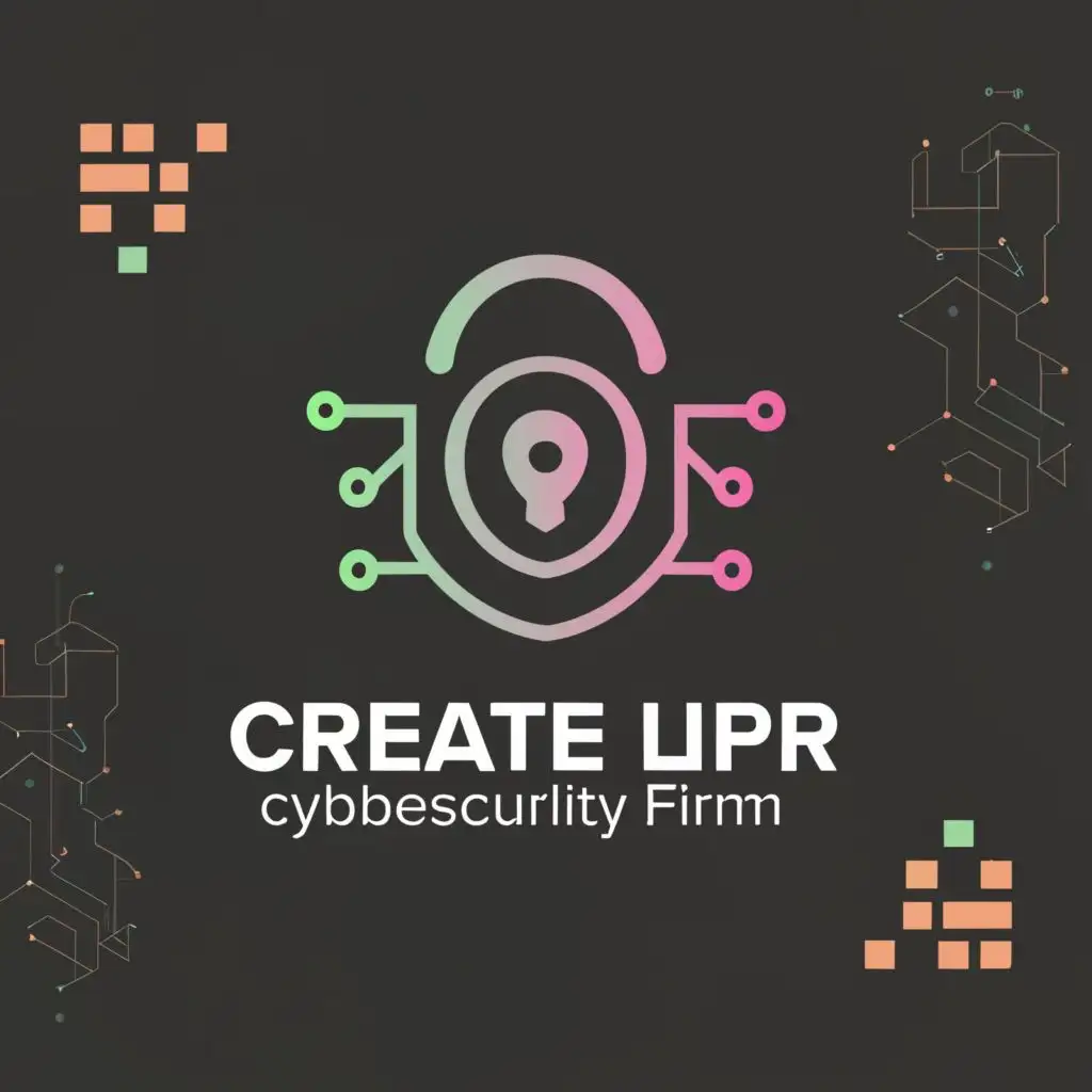 logo, create a minimalist logo for a cybersecurity firm, with the text "create a minimalist logo for a cybersecurity  firm", typography