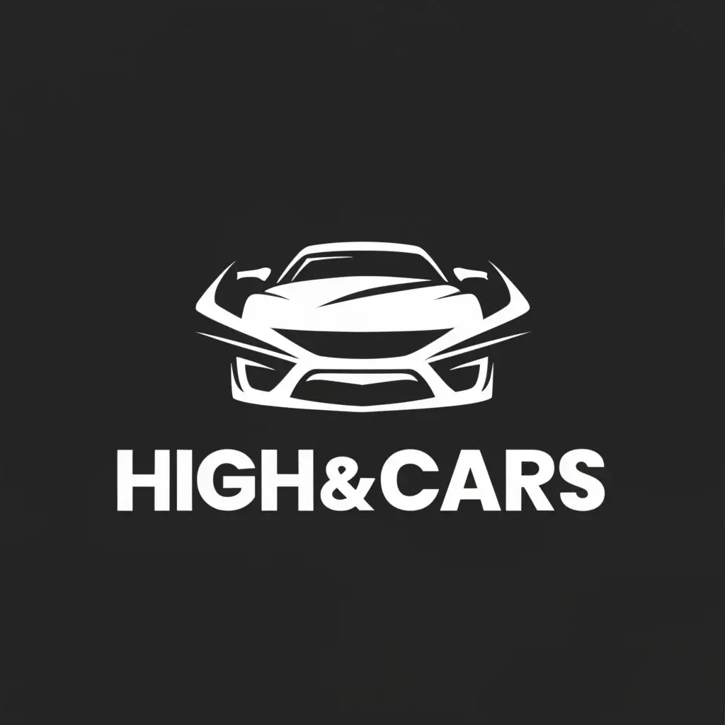 LOGO-Design-for-High-Cars-Sleek-Sport-Car-Emblem-for-Automotive-Industry