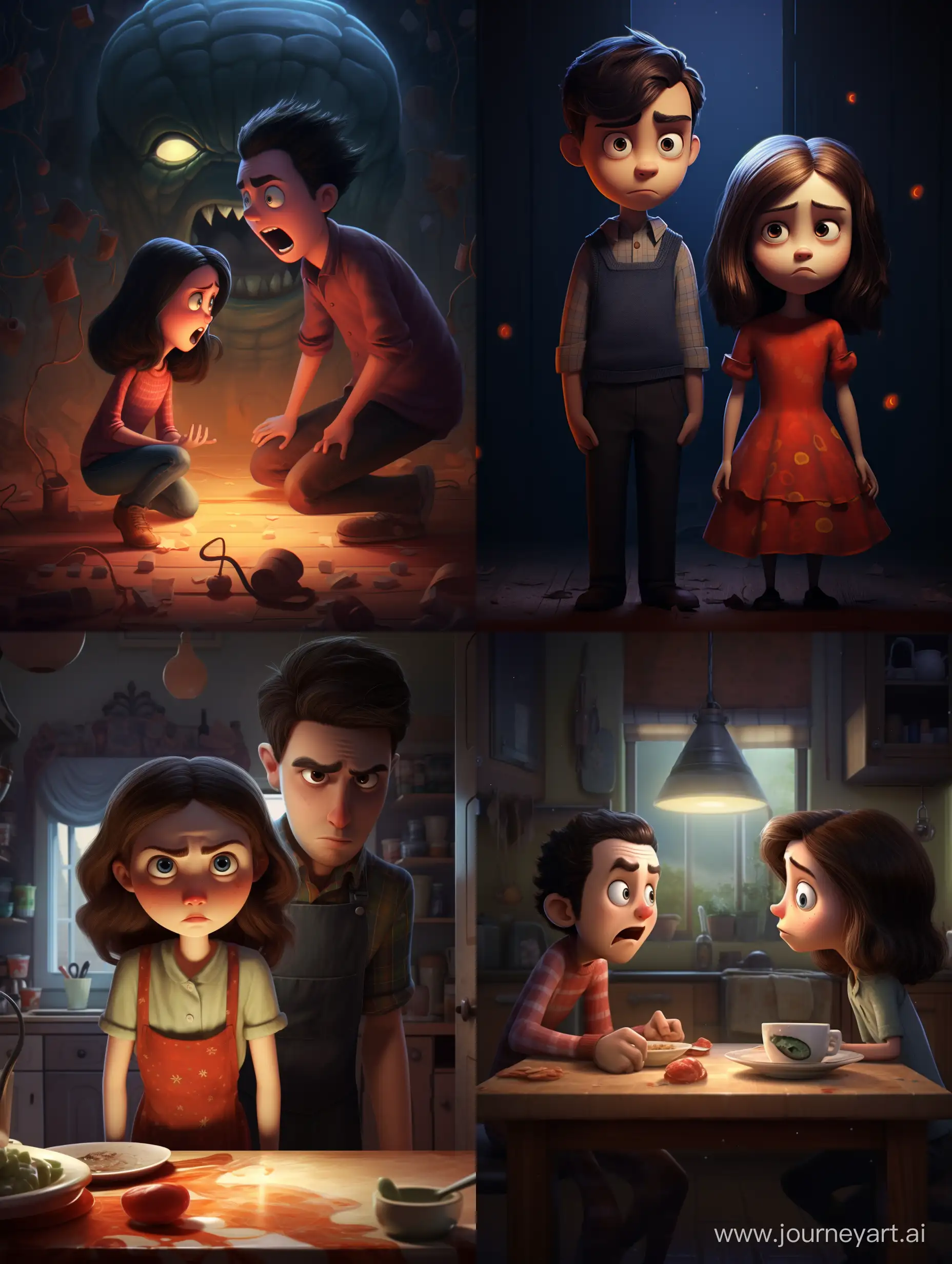 Confrontation-in-Pixar-Style-Intense-Family-Argument