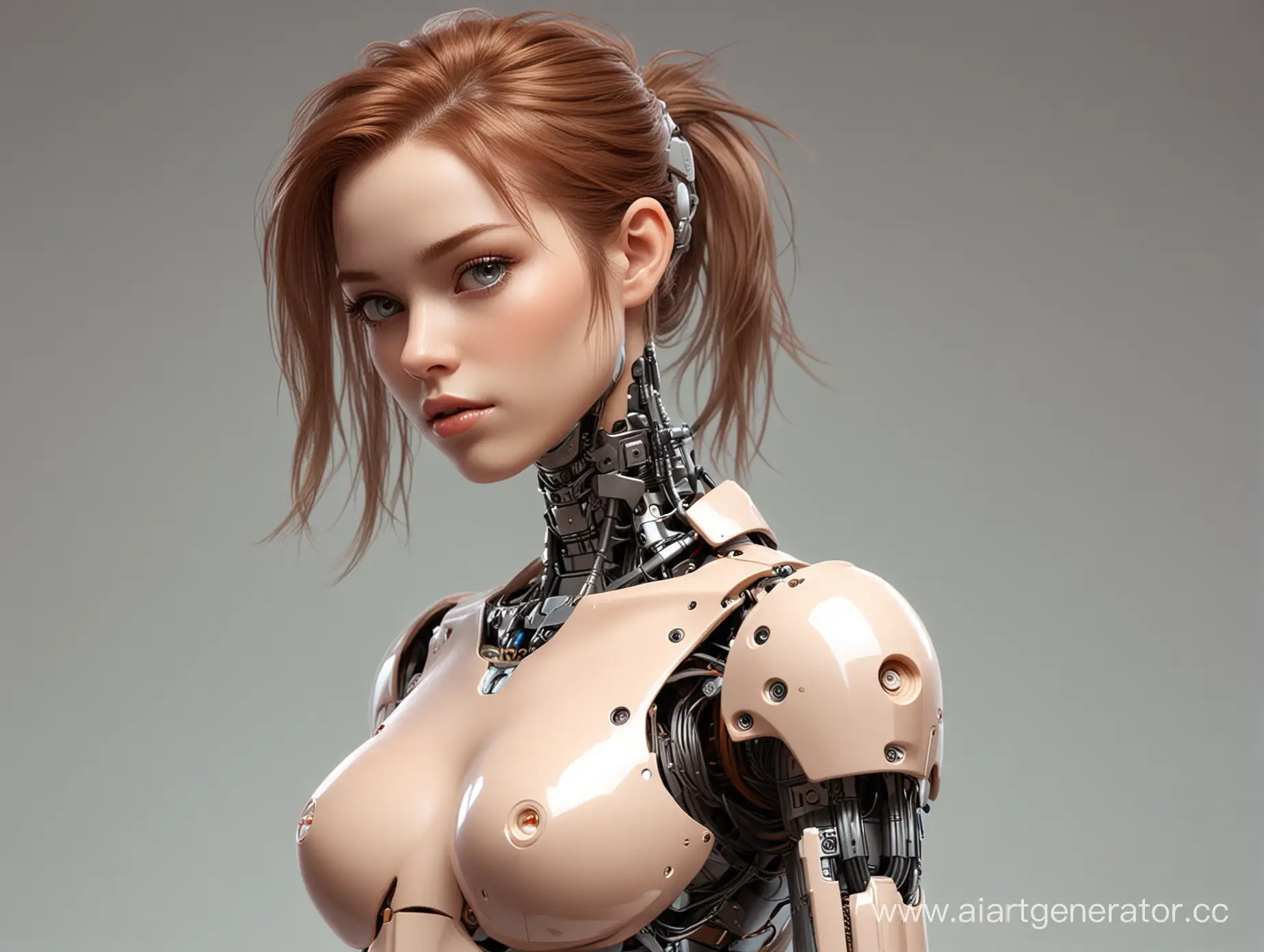Humanoid-Robotic-Figure-in-FleshToned-Outfit-Blending-with-Humans