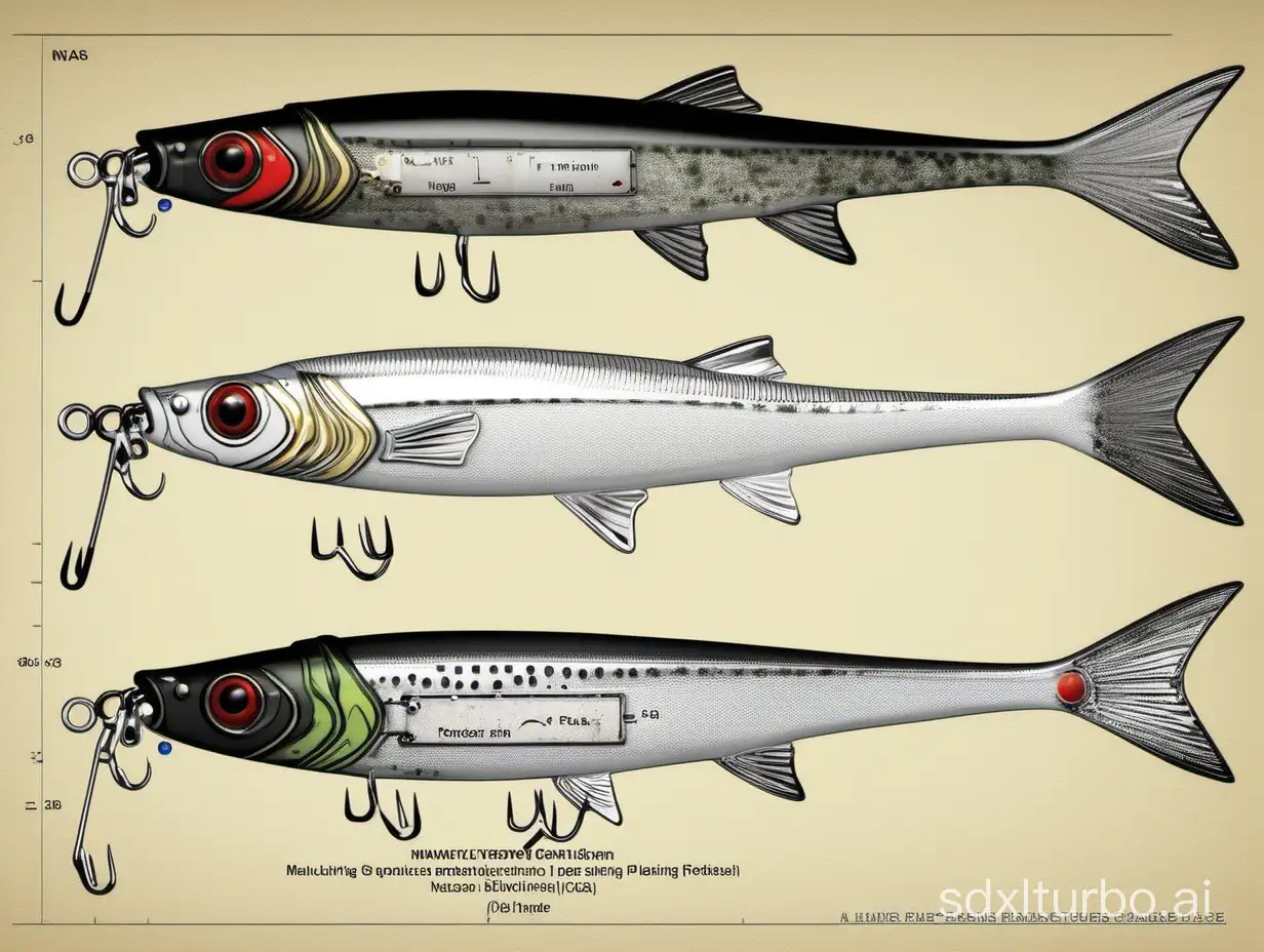 Manufacturing plan for fishing lure with NASA design
