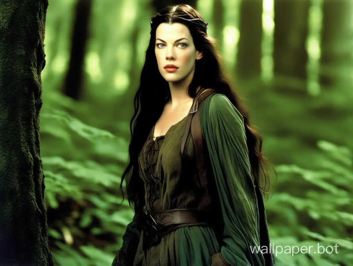 Enchanting Wood Elf Portrait in Lord of the Rings Style | Wallpaper Bot