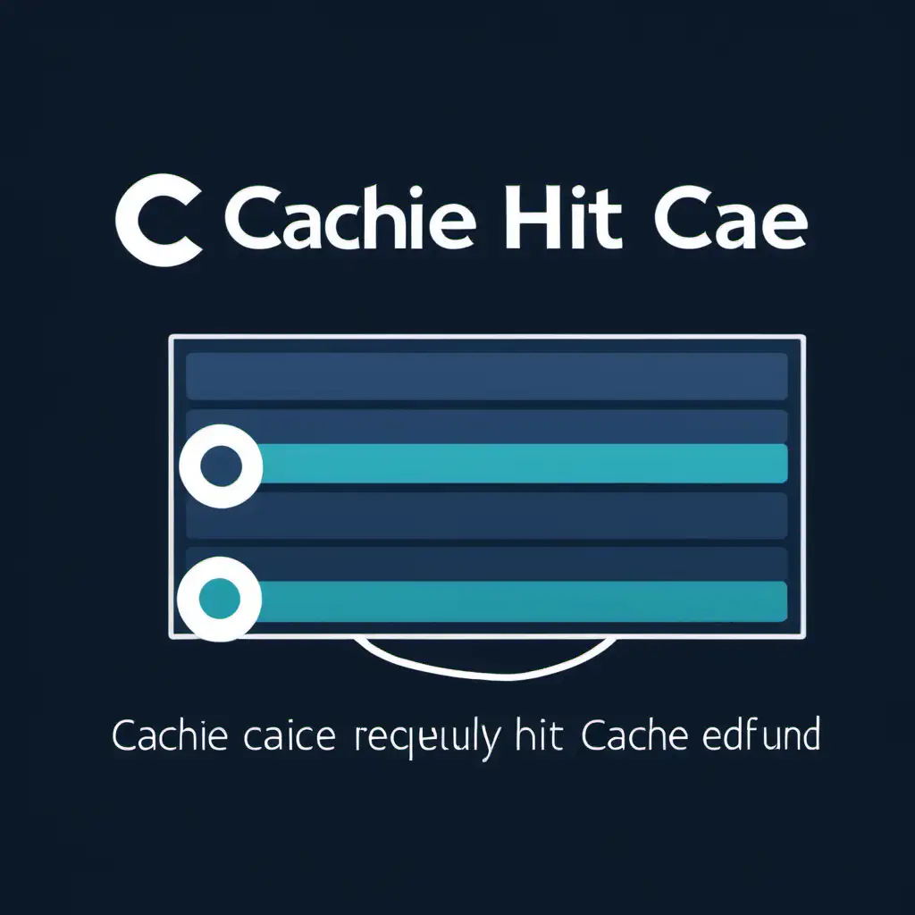 A cache hit occurs when the data requested is found in the cache. A low cache hit rate means that the cache is not effectively storing data that is being frequently accessed. Instead, the system often has to retrieve data from a slower source, like main memory or a disk.