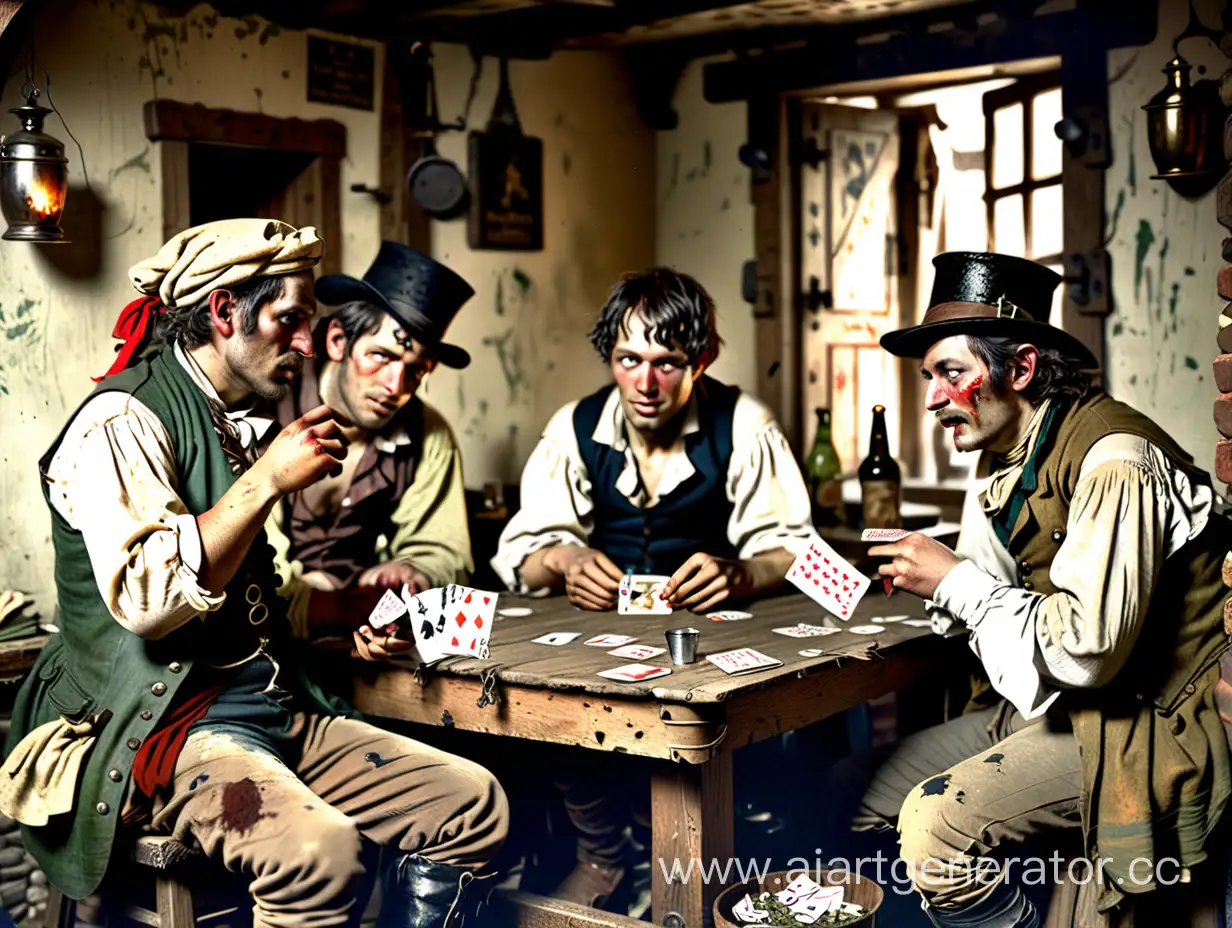 Deceptive-Card-Games-in-a-19th-Century-Tavern