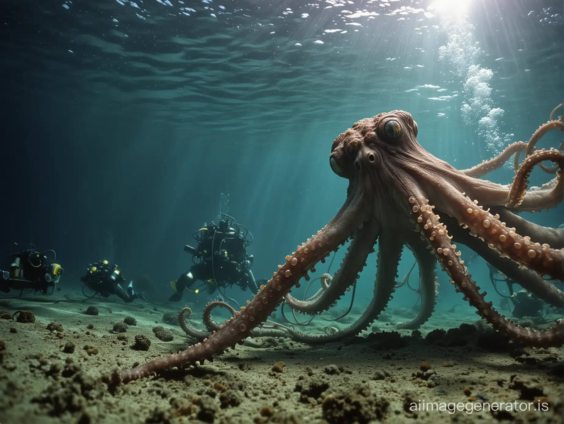 Epic-Underwater-Battle-Mighty-Octopus-vs-Diesel-Submarine