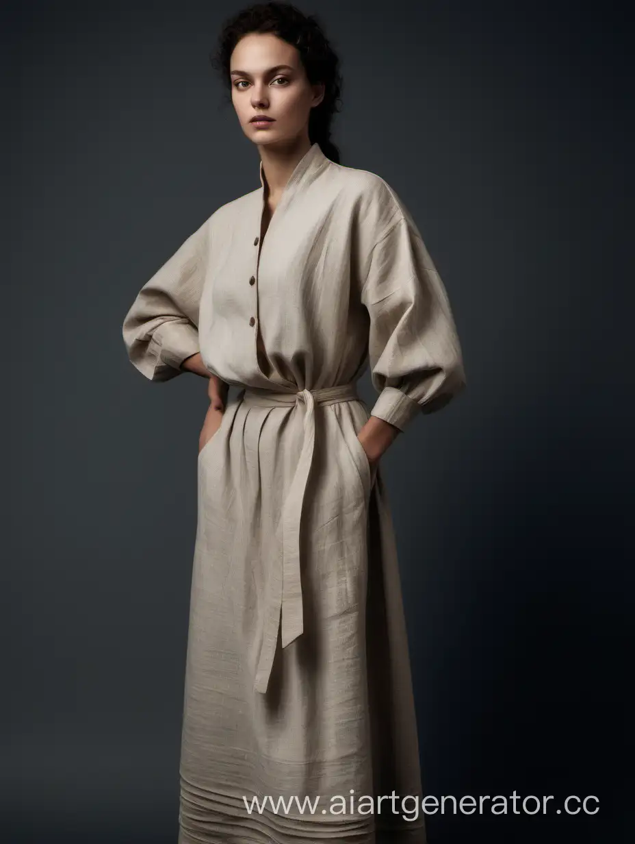 Elegant-Aristocratic-Womens-Fashion-in-Natural-Fabrics
