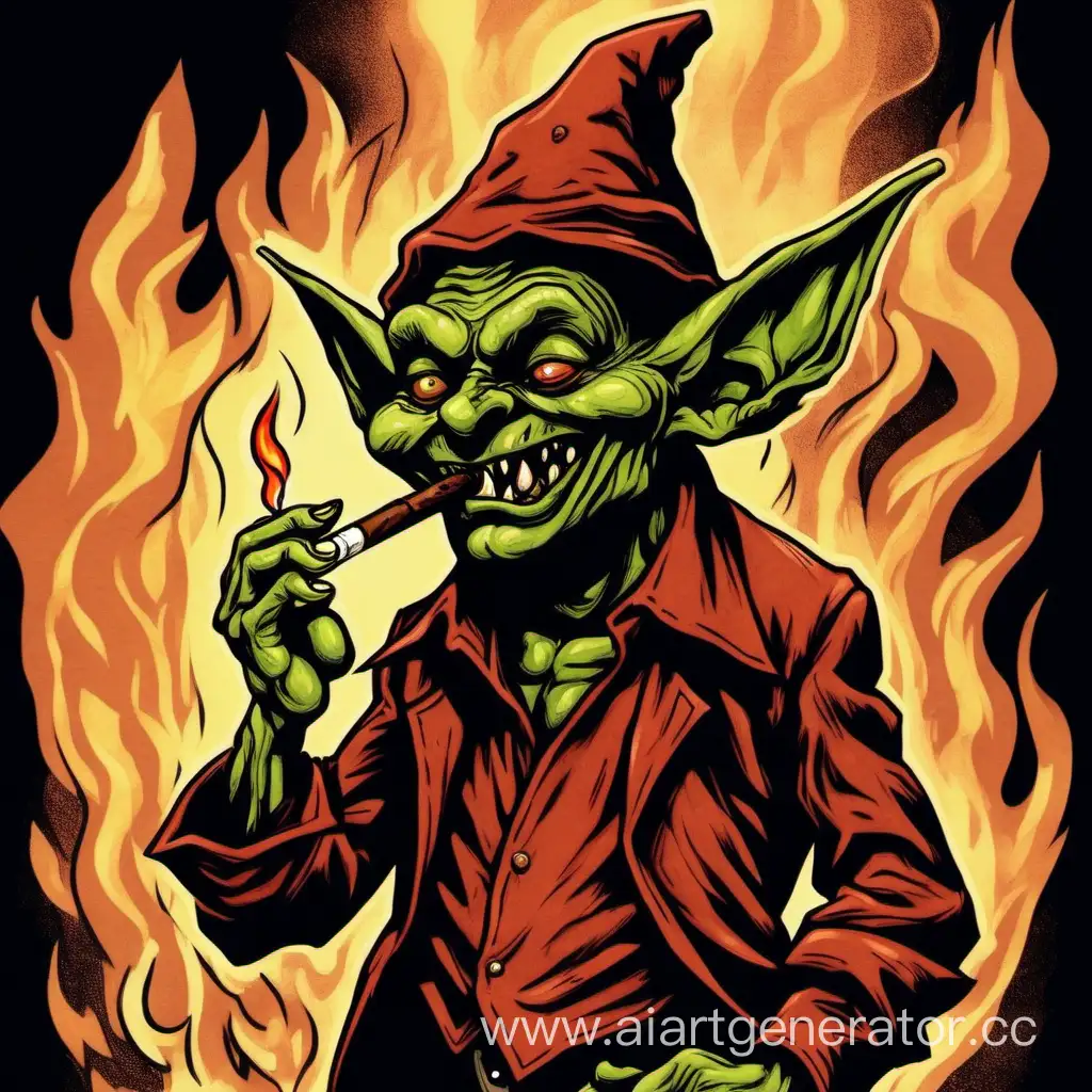 Mystical-Goblin-Conjuring-Flames-with-a-Cigar