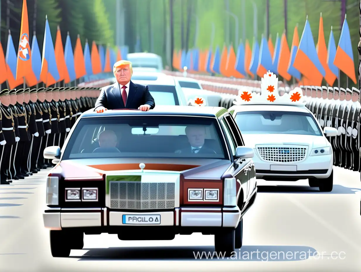 Presidential-Motorcade-in-Karelia-Majestic-Convoy-through-Scenic-Landscapes