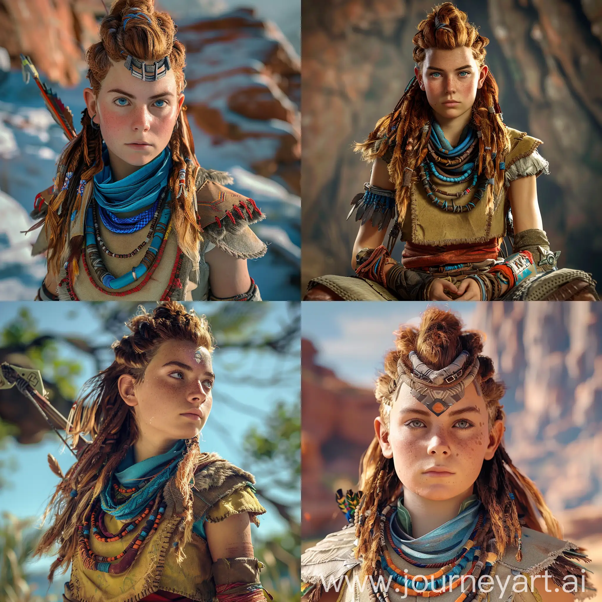 Aloy-from-Horizon-Forbidden-West-Fan-Art-with-Versatile-Bow