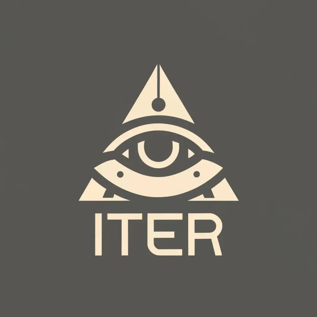 logo, illuminati, with the text "iter", typography, be used in Travel industry