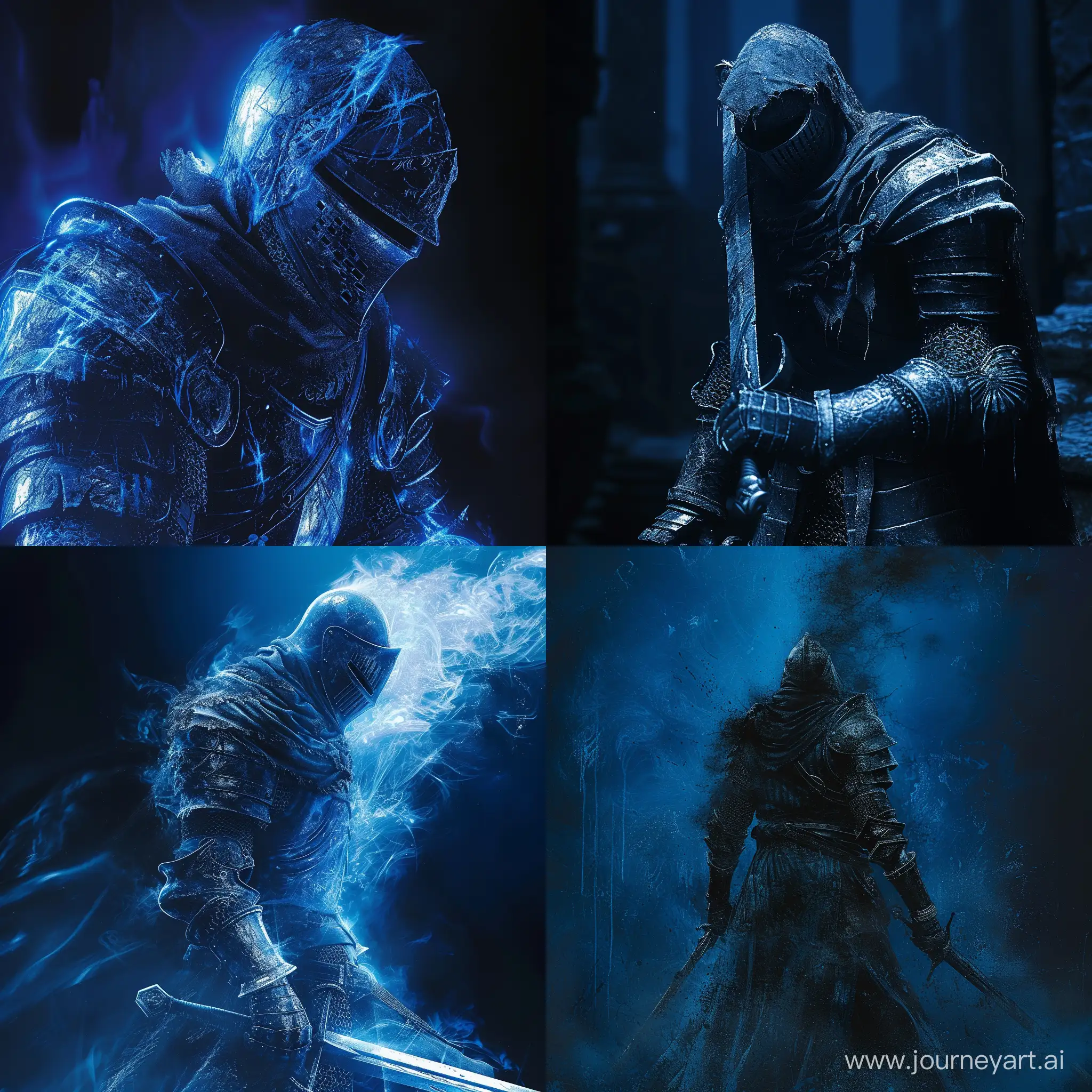 dark souls prepare to die edition as dark blue style 