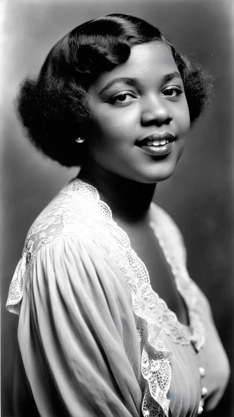 Young woman Mamie Smith jazz singer