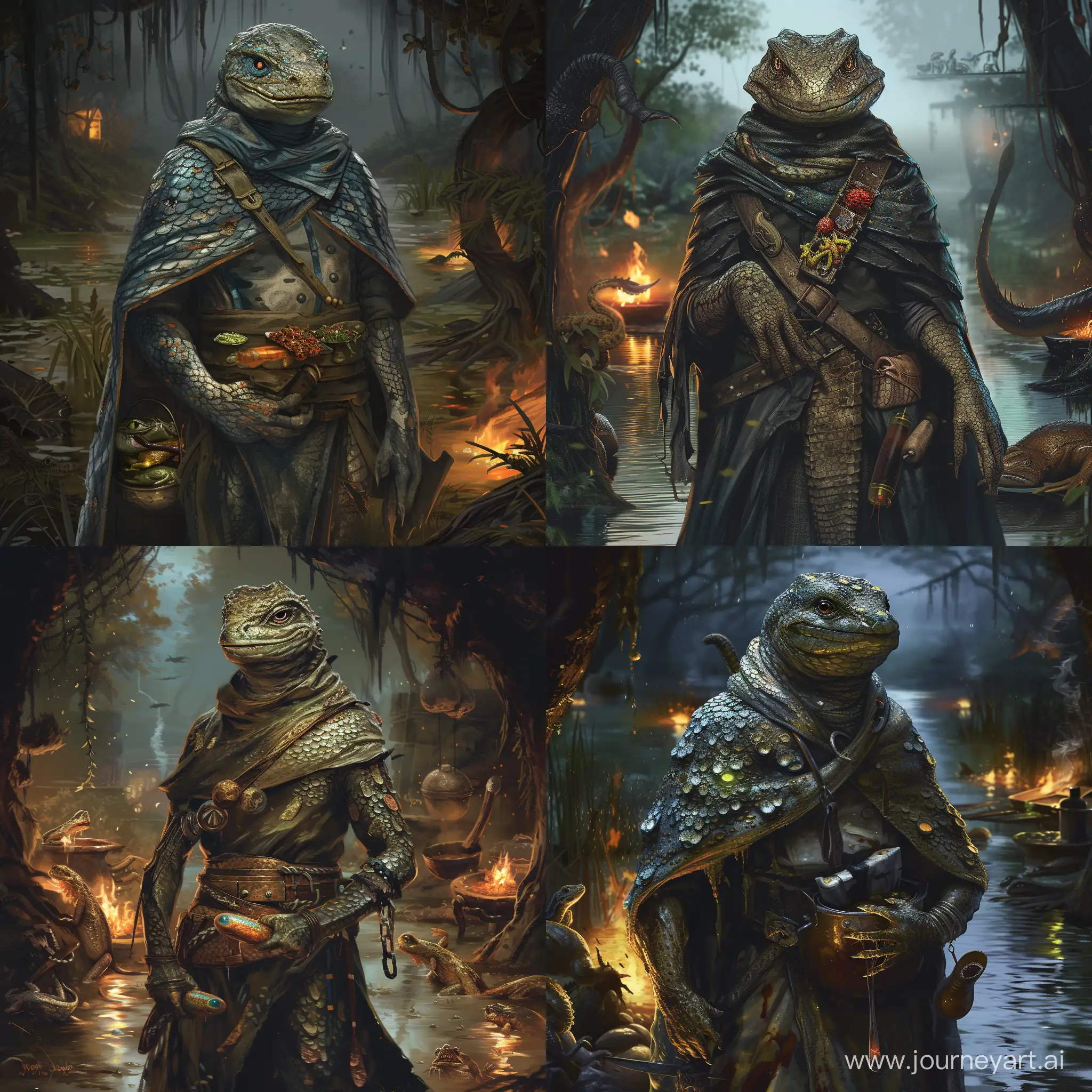 Venomous-Lizardfolk-Chef-in-Grimdark-Fantasy-Swamp-Kitchen