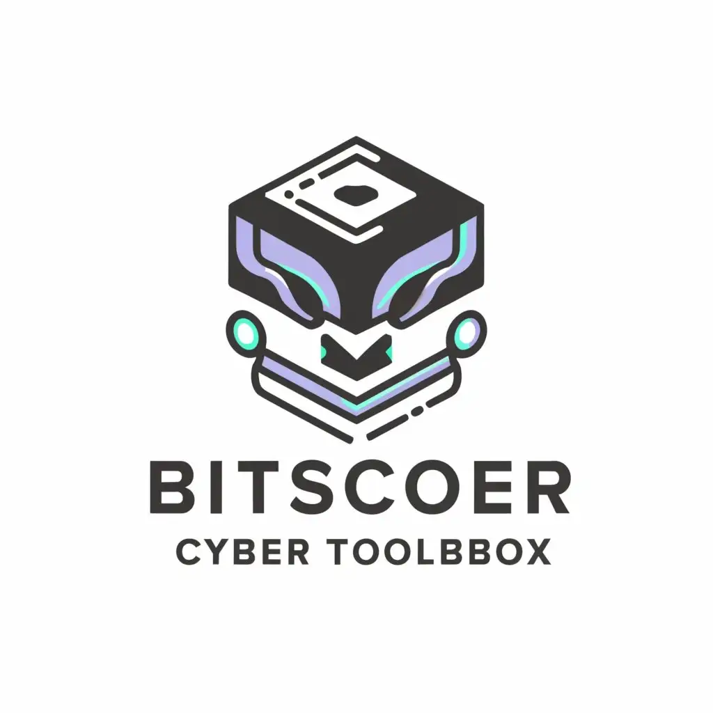 a logo design,with the text "Bitscoper Cyber ToolBox", main symbol:Cyber,Moderate,be used in Technology industry,clear background