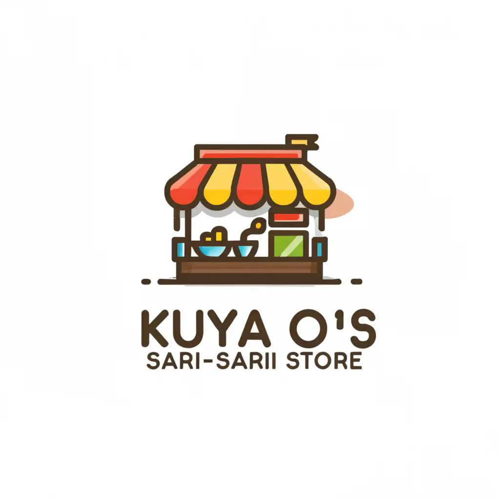 a logo design,with the text "Kuya O's Sari-sari Store Inventory", main symbol:Filipino modern sari sari store,Moderate,be used in Retail industry,clear background