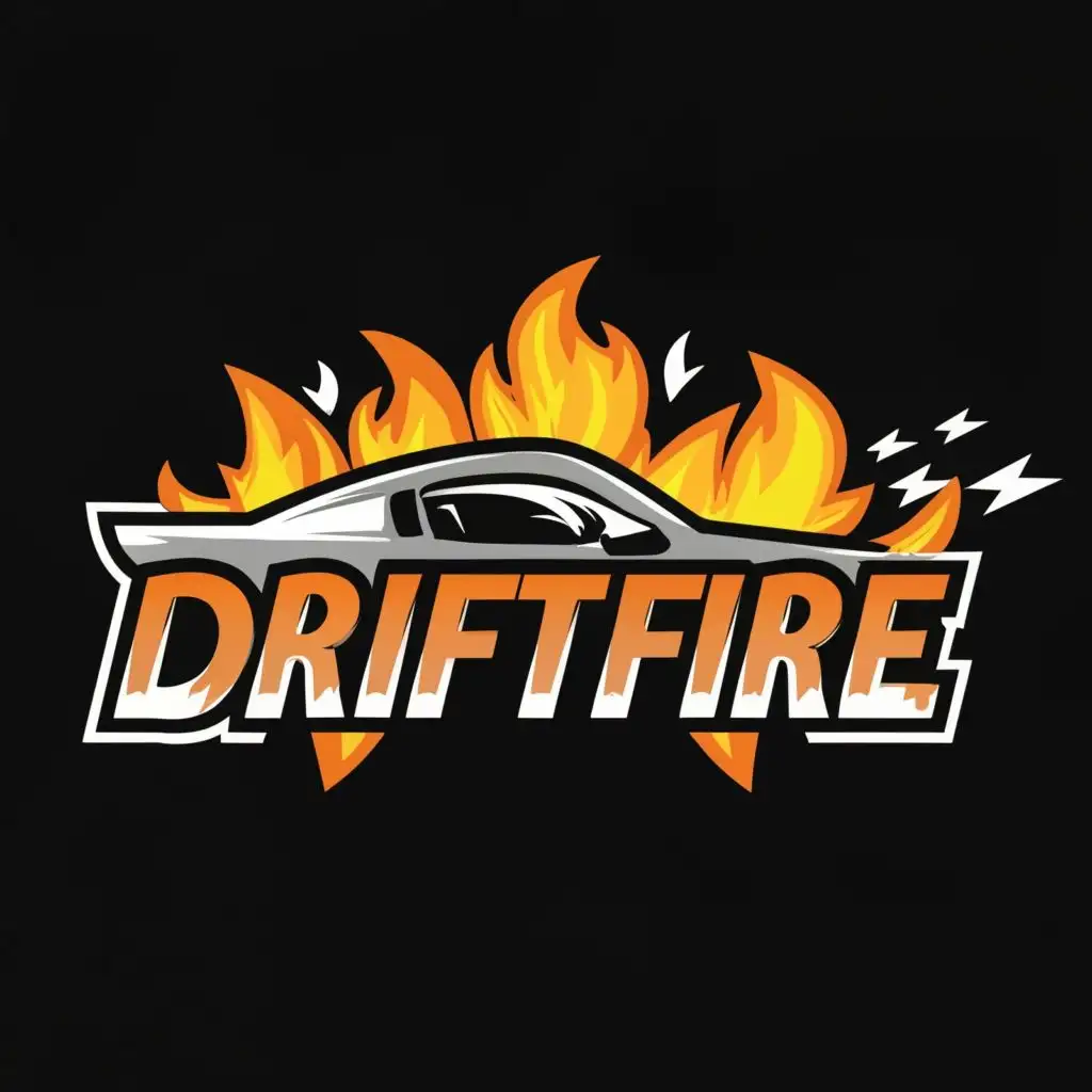 LOGO-Design-for-Driftfire-Bold-Car-Symbol-on-a-Crisp-Background