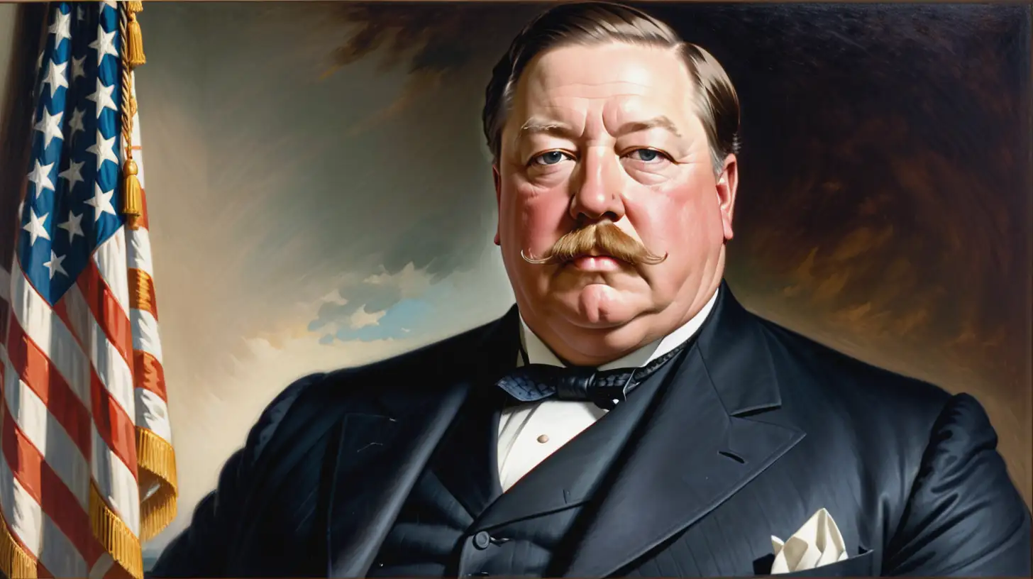 President William Howard Taft Standing Tall