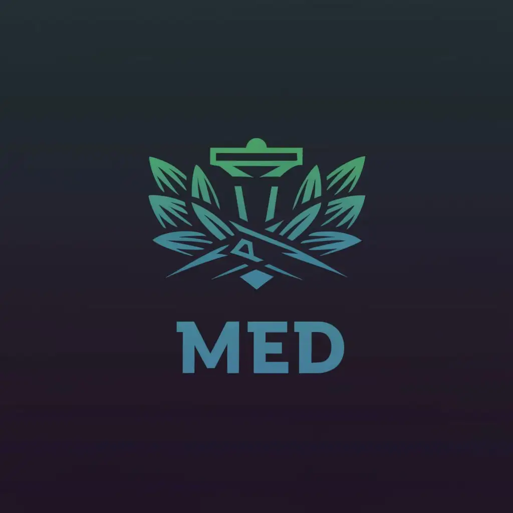 LOGO-Design-For-MED-Olive-and-Bayonet-Gaming-Team-in-41968F