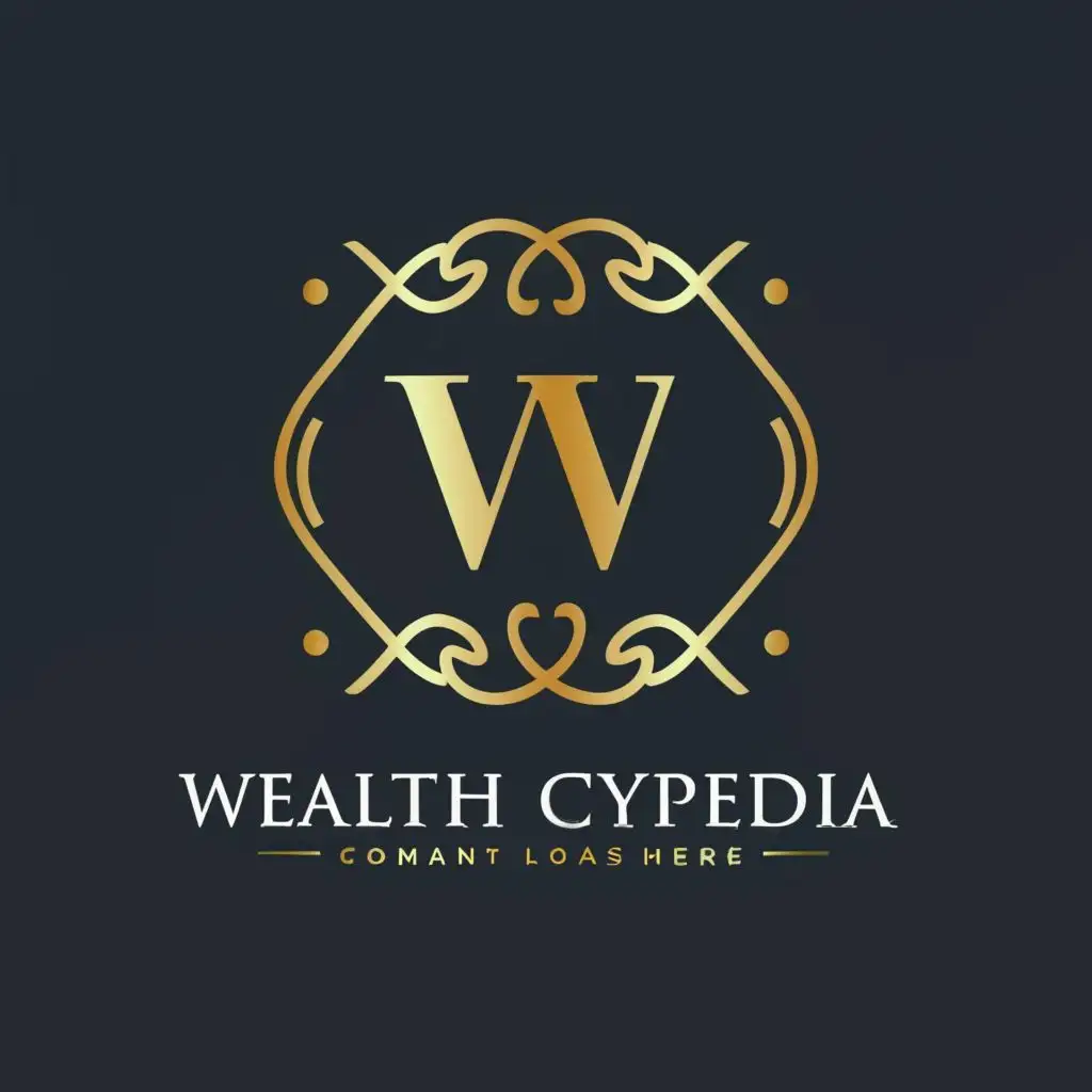 logo, Luxury, with the text "𝗪𝗲𝗮𝗹𝘁𝗵𝗰𝘆𝗰𝗹𝗼𝗽𝗲𝗱𝗶𝗮", typography, be used in Finance industry