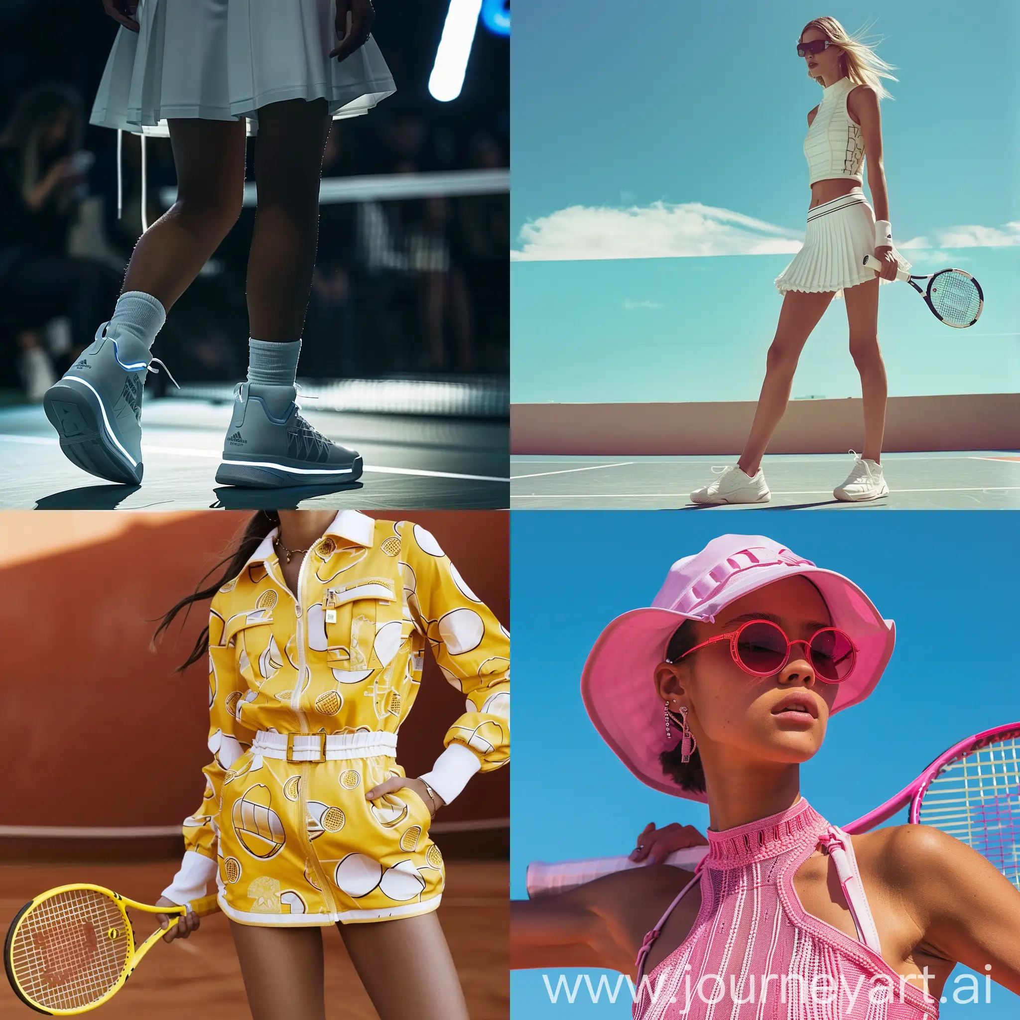 Elegant-Tennis-Players-in-High-Fashion-on-the-Court