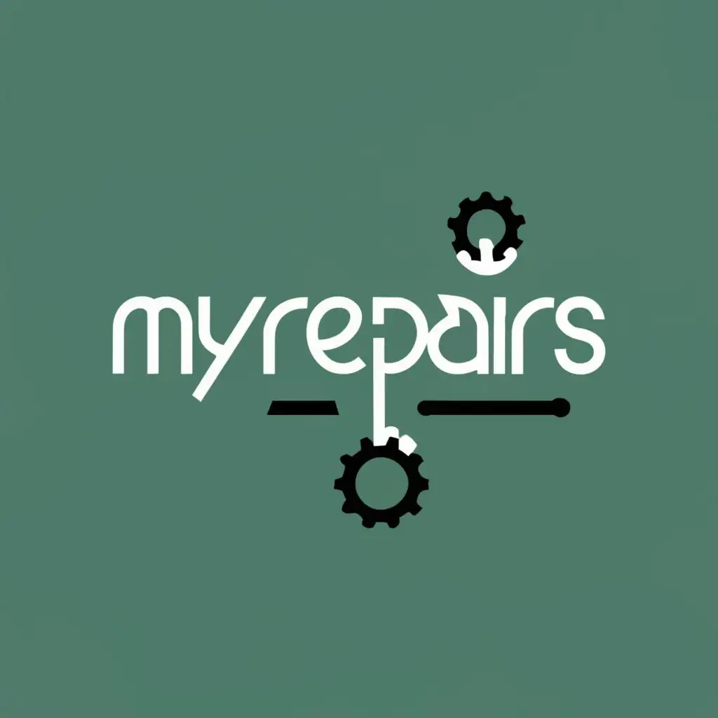LOGO-Design-For-myRepairs-Innovative-Typography-for-Technology-Repairs