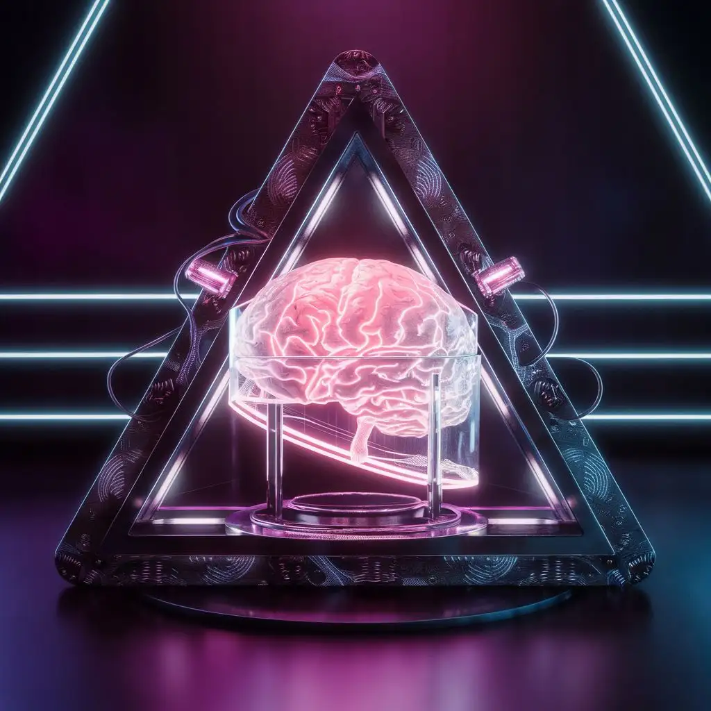 Neon-Triangle-Holding-a-Brain-Futuristic-Concept-Art