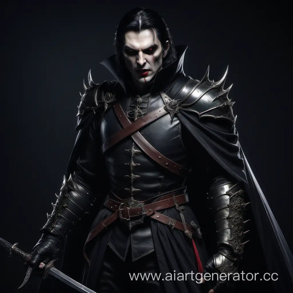 Mysterious-Vampire-Warrior-with-Black-Cape-and-Rapier